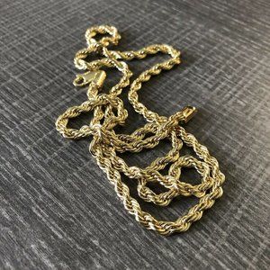 NEW - Sale! Men's 14kt Italian gold chain 24" brand new